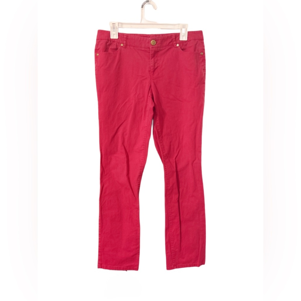 ❤️ Style & Co. Red Straight-Leg Jeans – Size 6